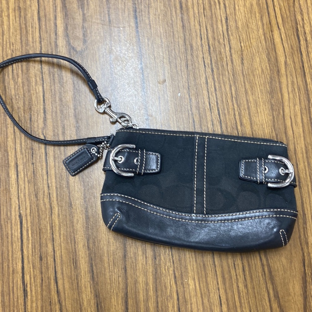 Black Coach clutch
